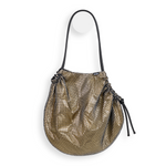 InZu COCCO Neo Tote in Black and Pale Gold Hive - Big Bag NY