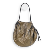 InZu COCCO Neo Tote in Black and Pale Gold Hive - Big Bag NY