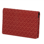 Inden Card Case Diamond Frame  red - Big Bag NY