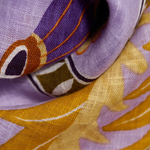 Inoui Editions Diego Linen Scarf in Lavender - Big Bag NY