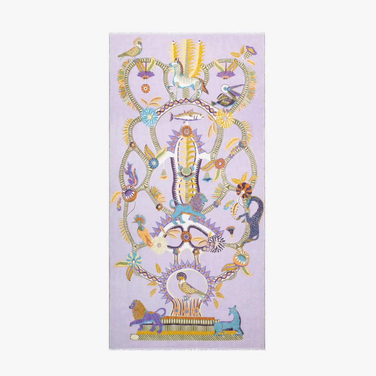 Inoui Editions Diego Linen Scarf in Lavender - Big Bag NY