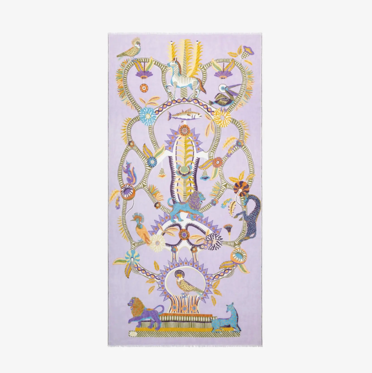 Inoui Editions Diego Linen Scarf in Lavender - Big Bag NY