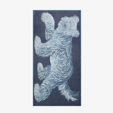 Inoui Editions Freddy Cotton Scarf Blue - Big Bag NY