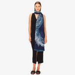 Inoui Editions Freddy Cotton Scarf Blue - Big Bag NY