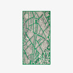 Inoui Editions Turgot Wool Scarf in Green Main View Big Bag NY