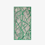 Inoui Editions Turgot Wool Scarf in Green Main View Big Bag NY