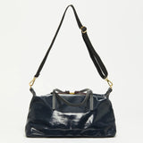 Jack Gomme ANAIS Linen Handbag in Deep - Big Bag NY