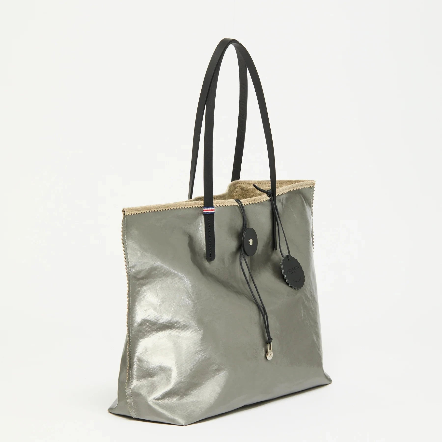 Jack Gomme Atelier Lin Coated Linen Bahia Tote - Big Bag NY
