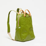 Jack Gomme LAMI Backpack Coated Linen Apple - Big Bag NY