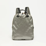 Jack Gomme LAMI Backpack Coated Linen Silver - Big Bag NY