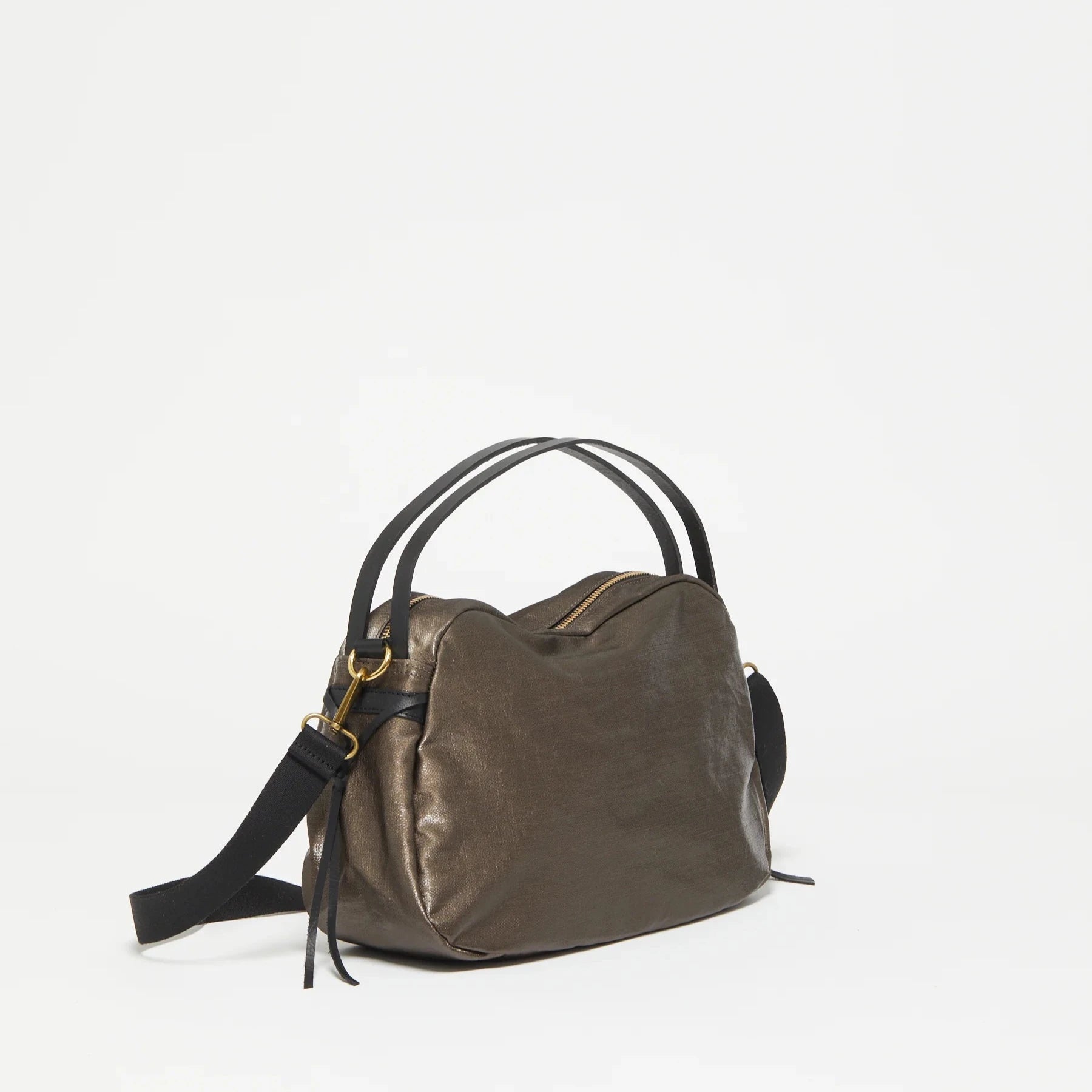Jack Gomme Lewbowl Linen Bowling Bag in Chestnut - Big Bag NY
