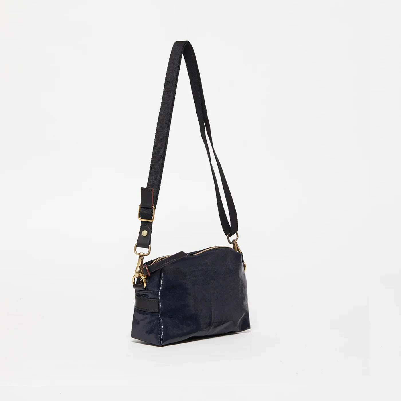 Jack Gomme Mini Linen Shoulder and Crossbody Bag in Deep - Big Bag 