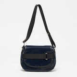 Jack Gomme PETIT GABY Linen Messenger Bag in Deep - Big Bag NY