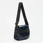 Jack Gomme PETIT GABY Linen Messenger Bag in Deep - Big Bag NY