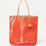 Jack Gomme AMIE Linen Tote Bag in Tomato - Big Bag NY