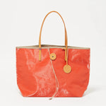 Jack Gomme BAHIA Linen Tote Bag in Tomato - Big Bag NY