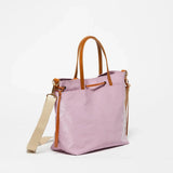 Jack Gomme EMY Linen Tote Bag in Lilas - Big Bag NY