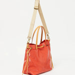 Jack Gomme EMY Tote Bag Coated Linen Tomato - Big Bag NY