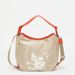 Jack Gomme BETH Sac Cabas Shopping Bag in Naturel/Orange - Big Bag NY
