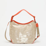 Jack Gomme BETH Sac Cabas Shopping Bag in Naturel/Orange - Big Bag NY
