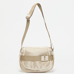 Jack Gomme PETIT GABY Linen Summer Messenger Bag in Naturel/OffWhite - Big Bag NY