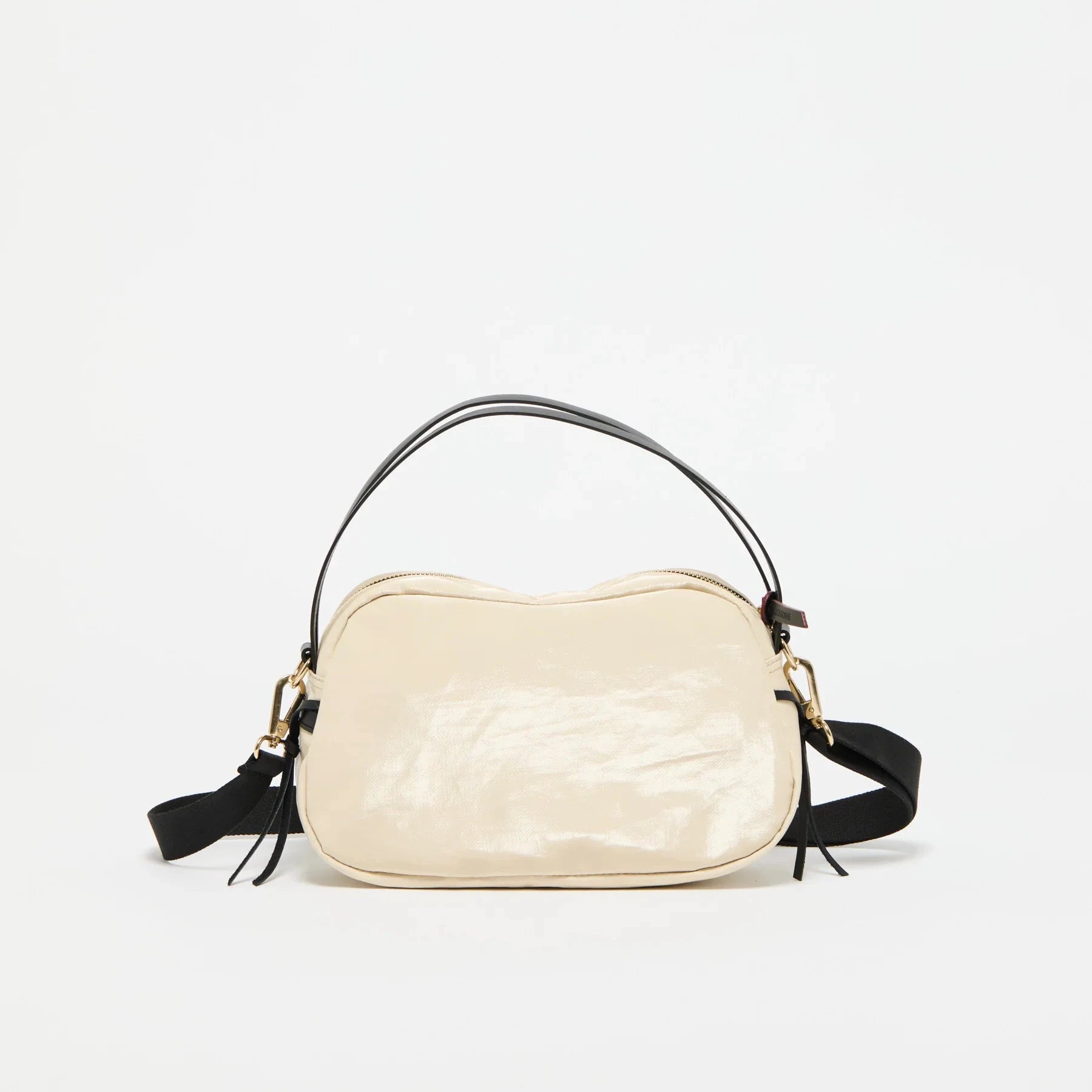 Jack Gomme LEBOWL XS Linen Bowling Bag in Crema - Big Bag NY