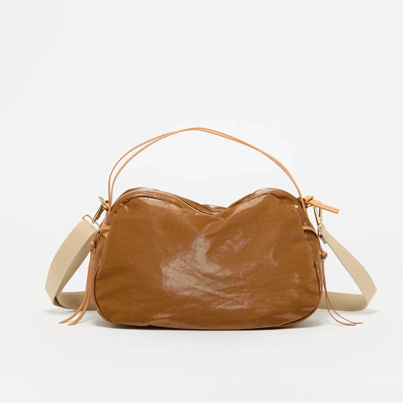 Jack Gomme LEBOWL Linen Bowling Bag in Havana - Big Bag NY