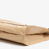 Jack Gomme LESAC Light Leather Tote in Latte - Big Bag NY