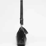 Jack Gomme PETIT CHARLIE Light Leather Half Moon Bag in Noir - Big Bag NY