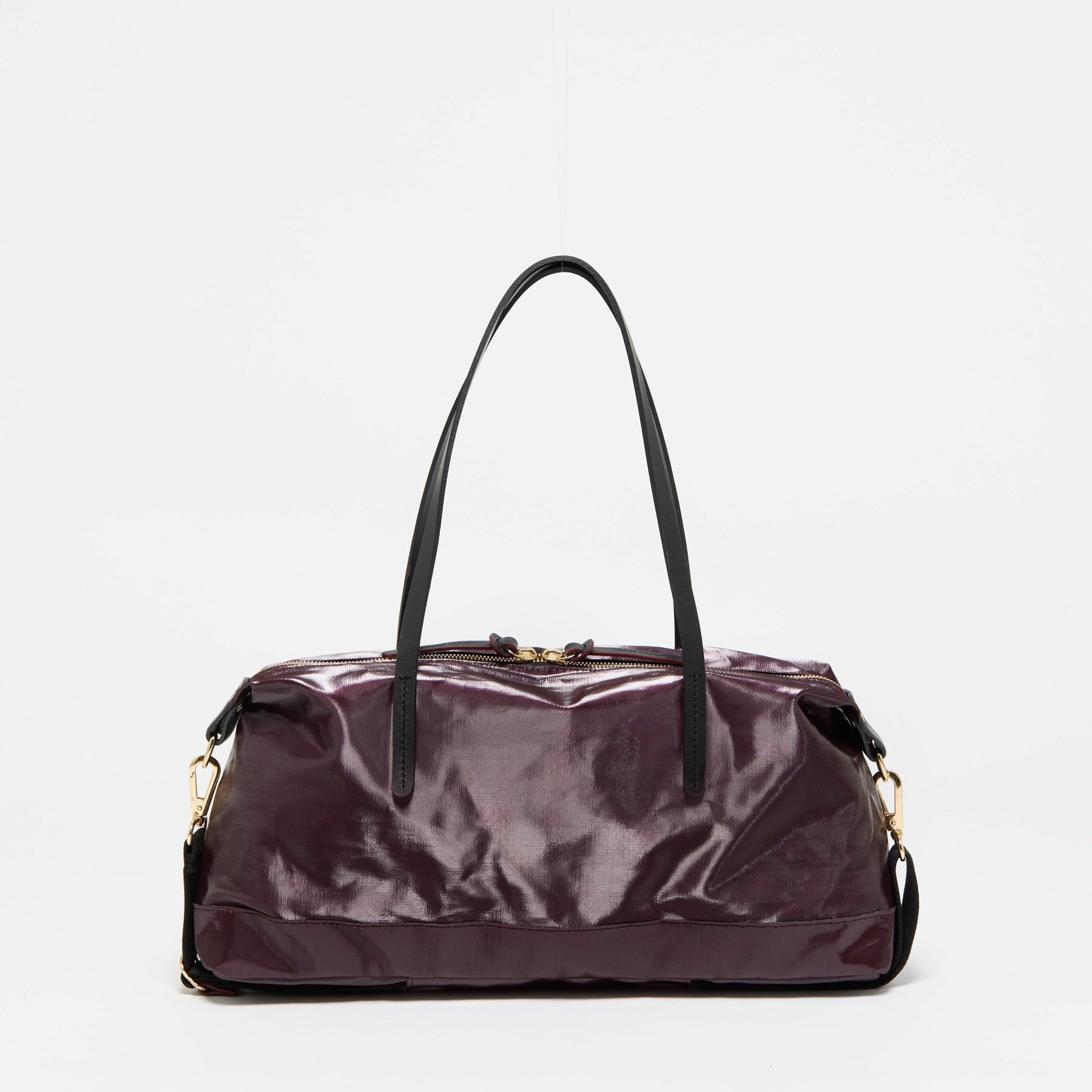 Jack Gomme ANAIS Linen Handbag in Wine - Big Bag NY