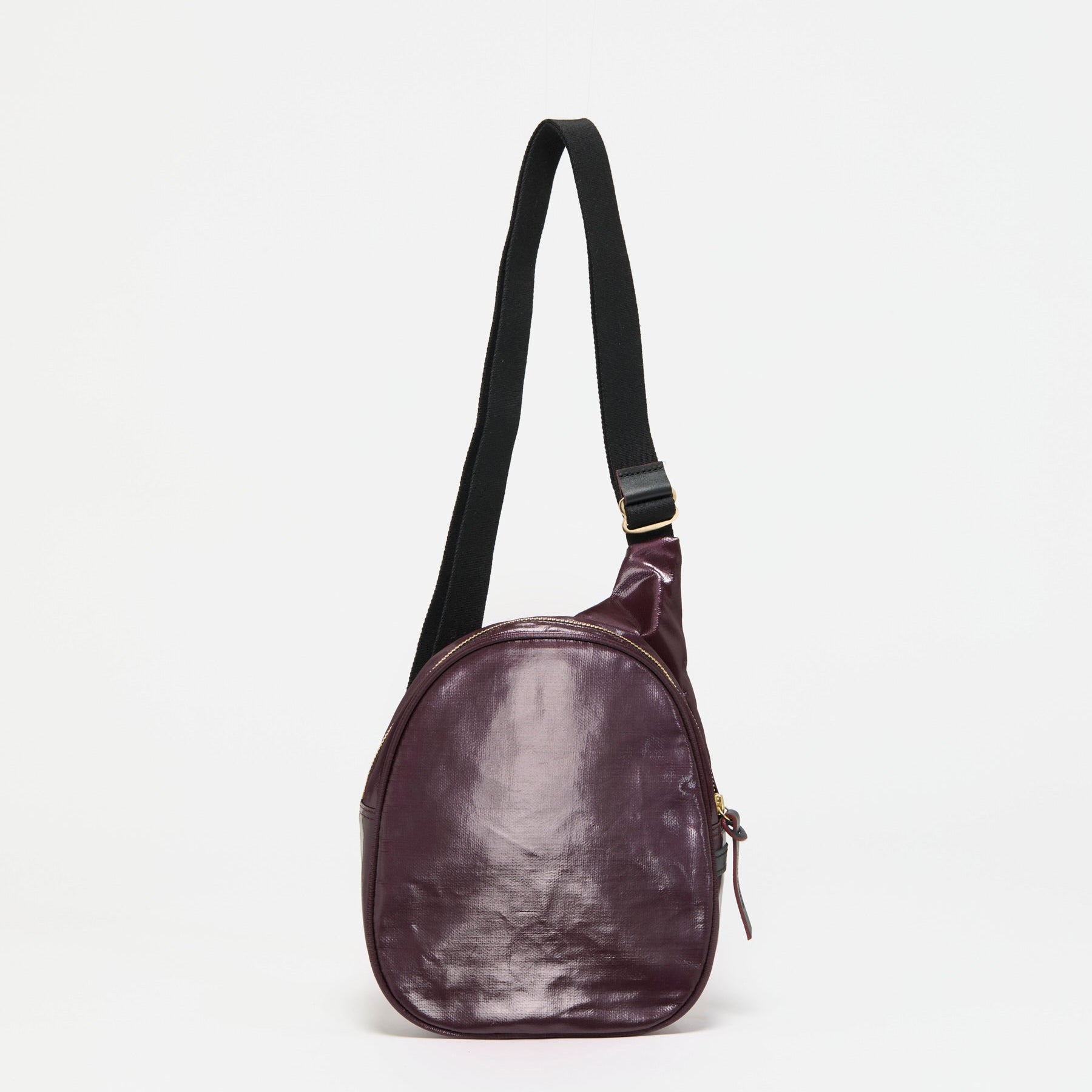 Jack Gomme KANGOUROU Linen Sling Bag in Wine - Big Bag NY