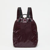 Jack Gomme Lami Linen Backpack in Wine - Big Bag NY