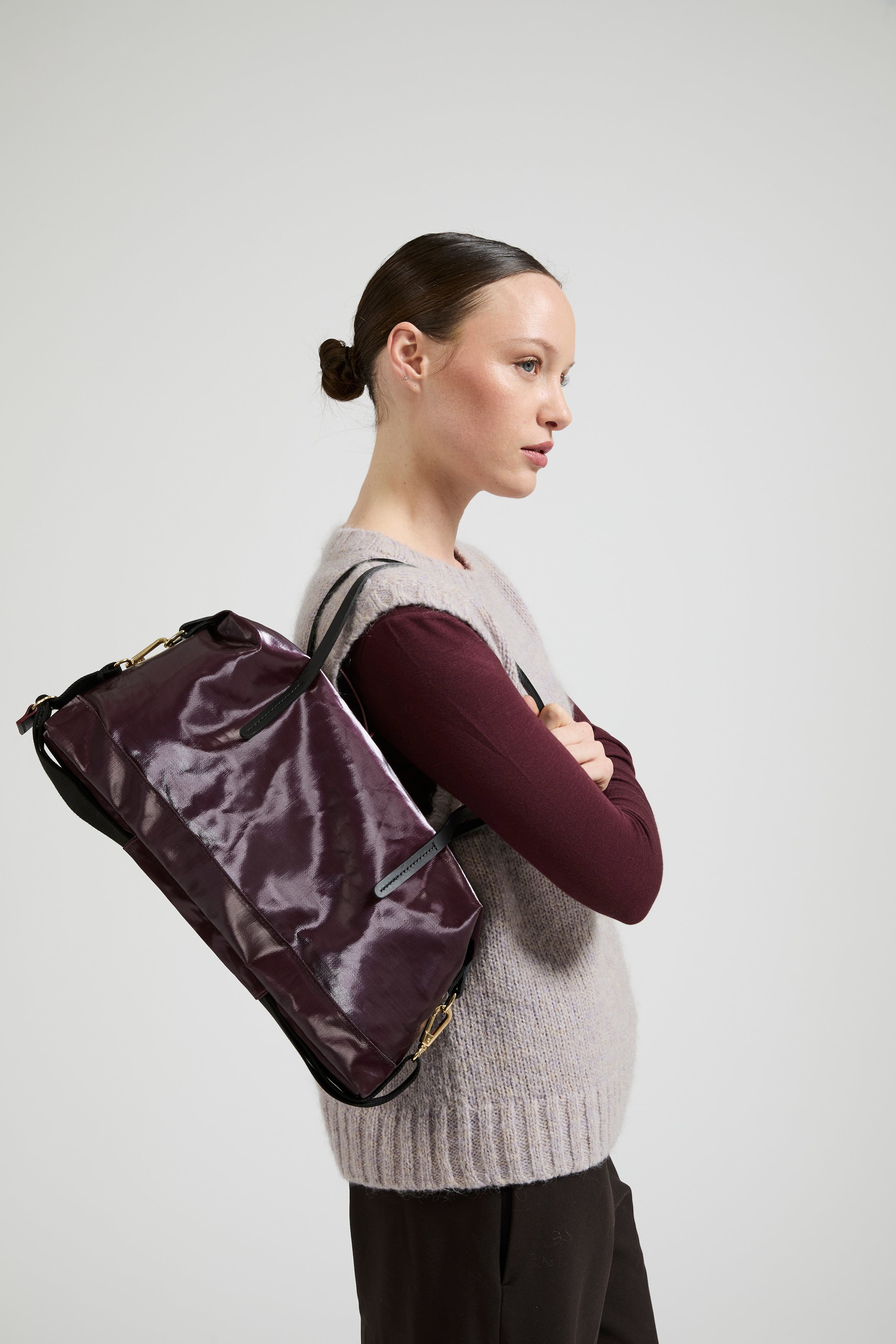 Jack Gomme ANAIS Linen Handbag - Big Bag NY