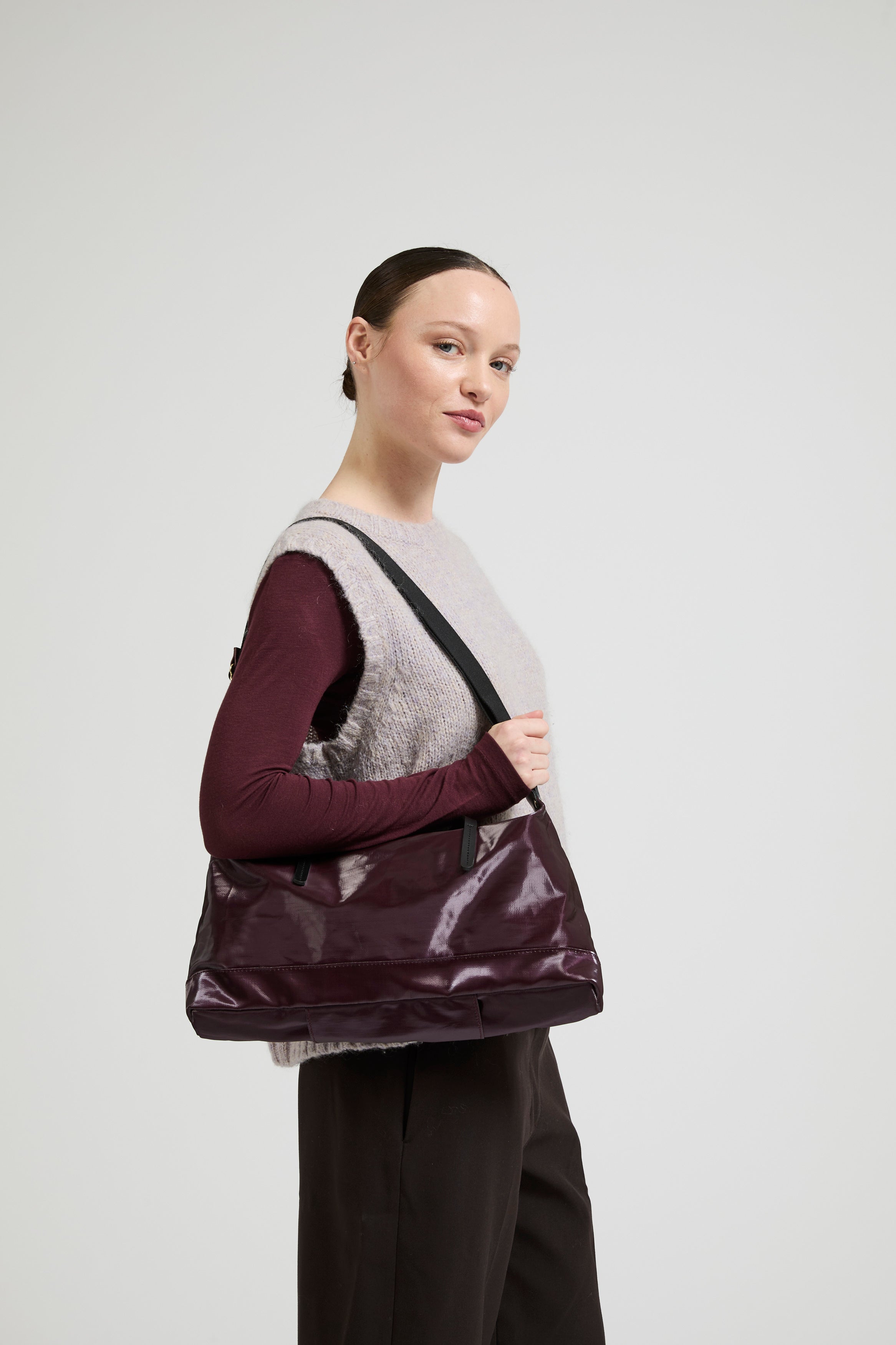 Jack Gomme ANAIS Linen Handbag - Big Bag NY