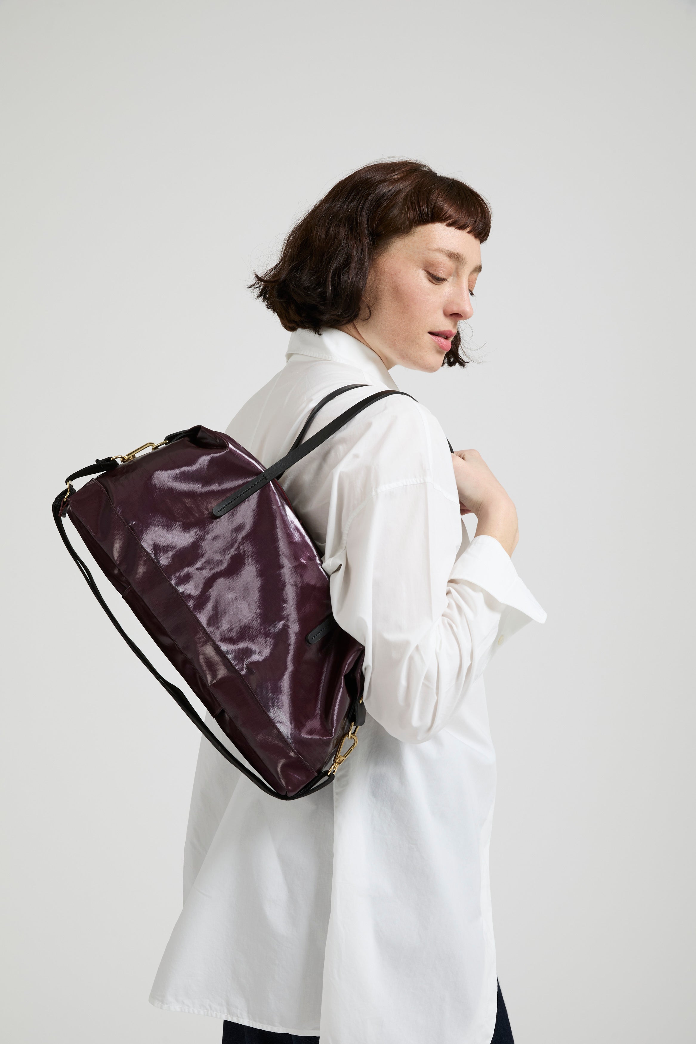 Jack Gomme ANAIS Linen Handbag - Big Bag NY