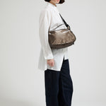 Jack Gomme Lewbowl Linen Bowling Bag in Chestnut - Big Bag NY