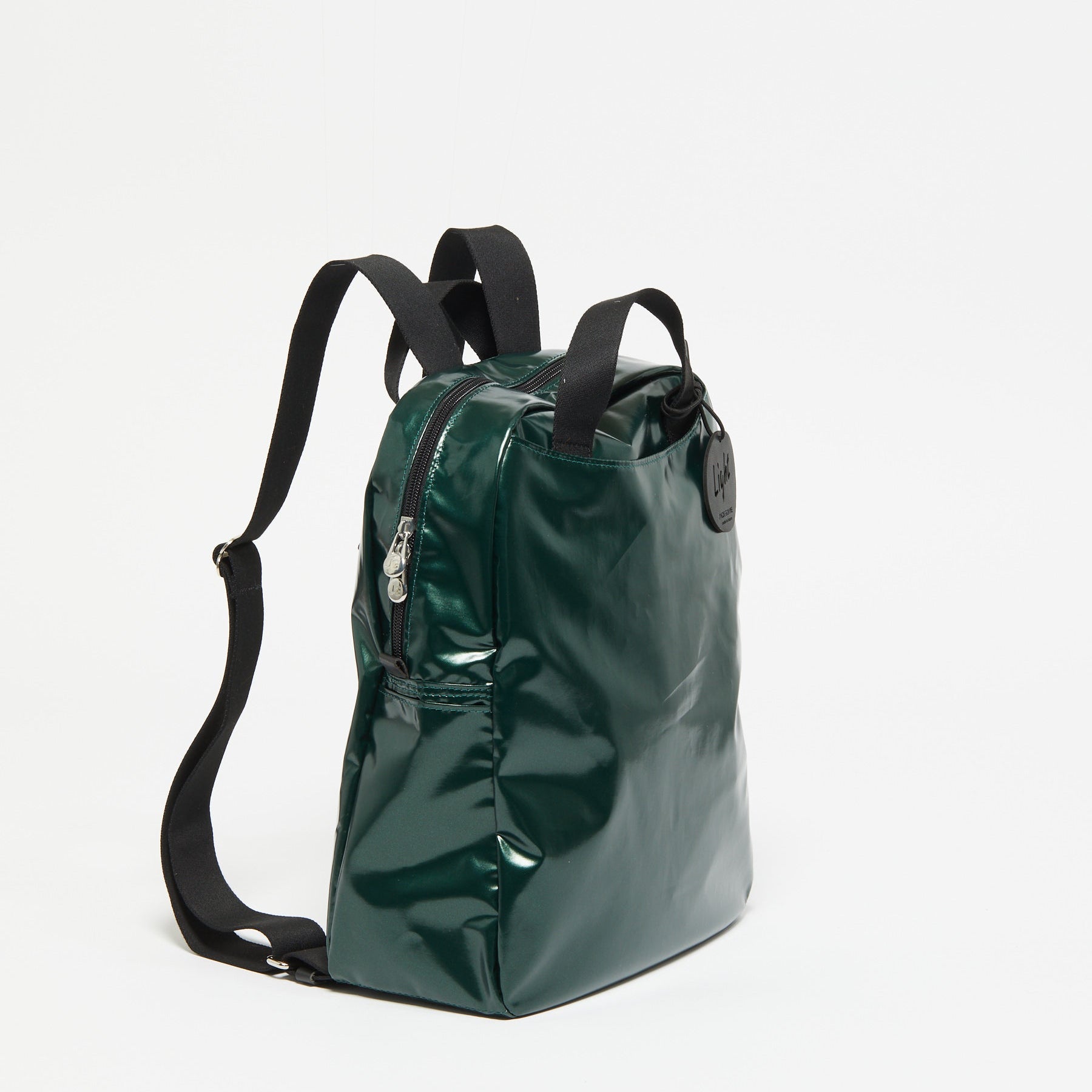 Jack Gomme Original Light Lami Backpack Verde - Big Bag NY