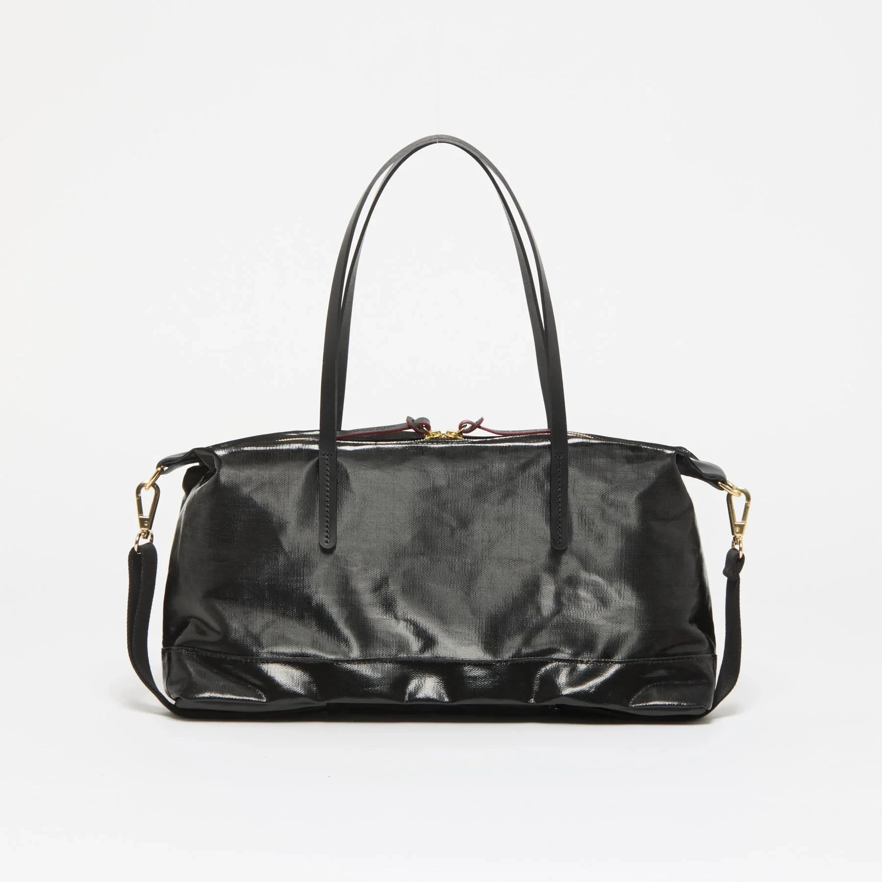 Jack Gomme ANAIS Linen Handbag in Black - Big Bag NY