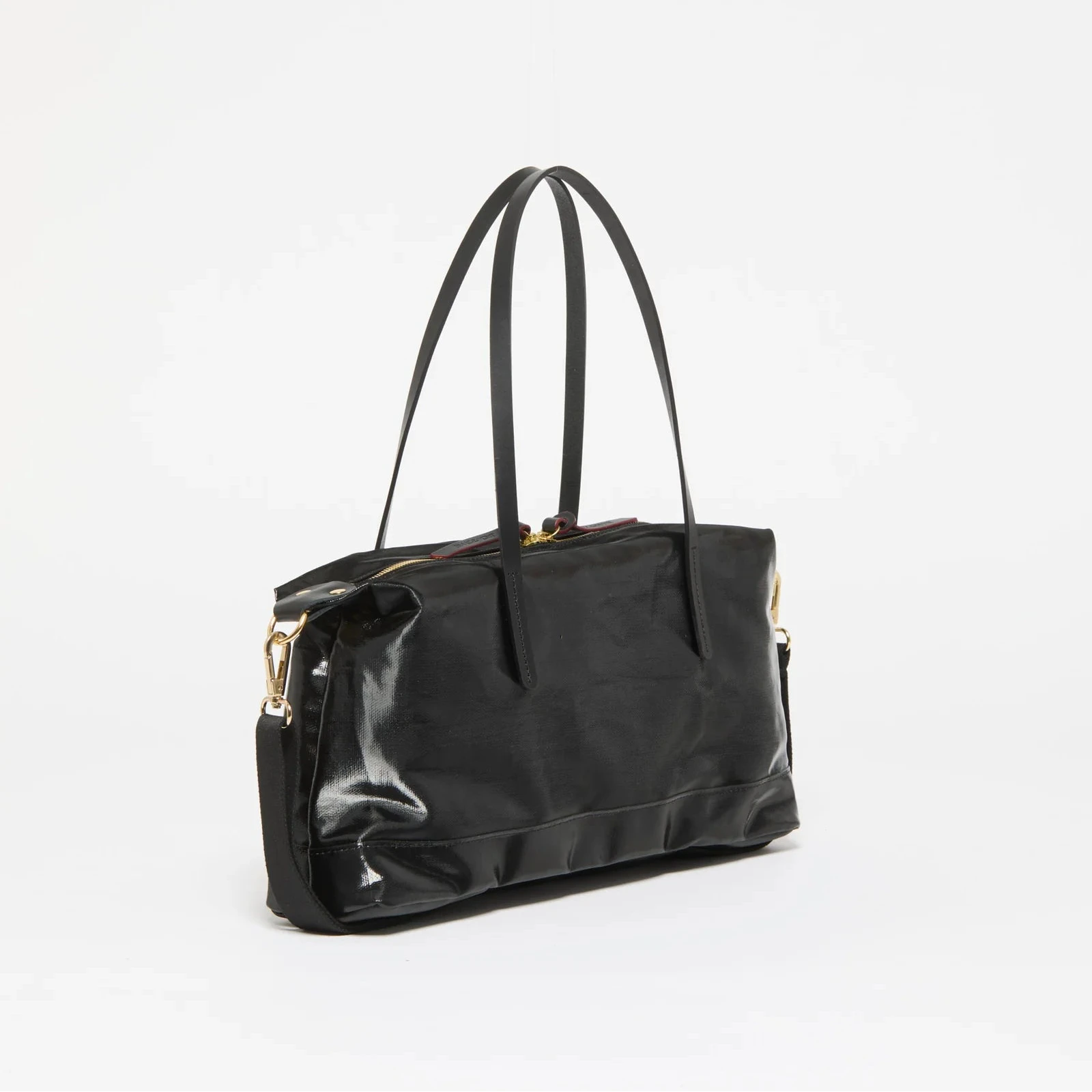 Jack Gomme ANAIS Linen Handbag in Black - Big Bag NY