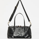 Jack Gomme ANAIS Linen Handbag in Black - Big Bag NY