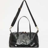 Jack Gomme ANAIS Linen Handbag in Black - Big Bag NY