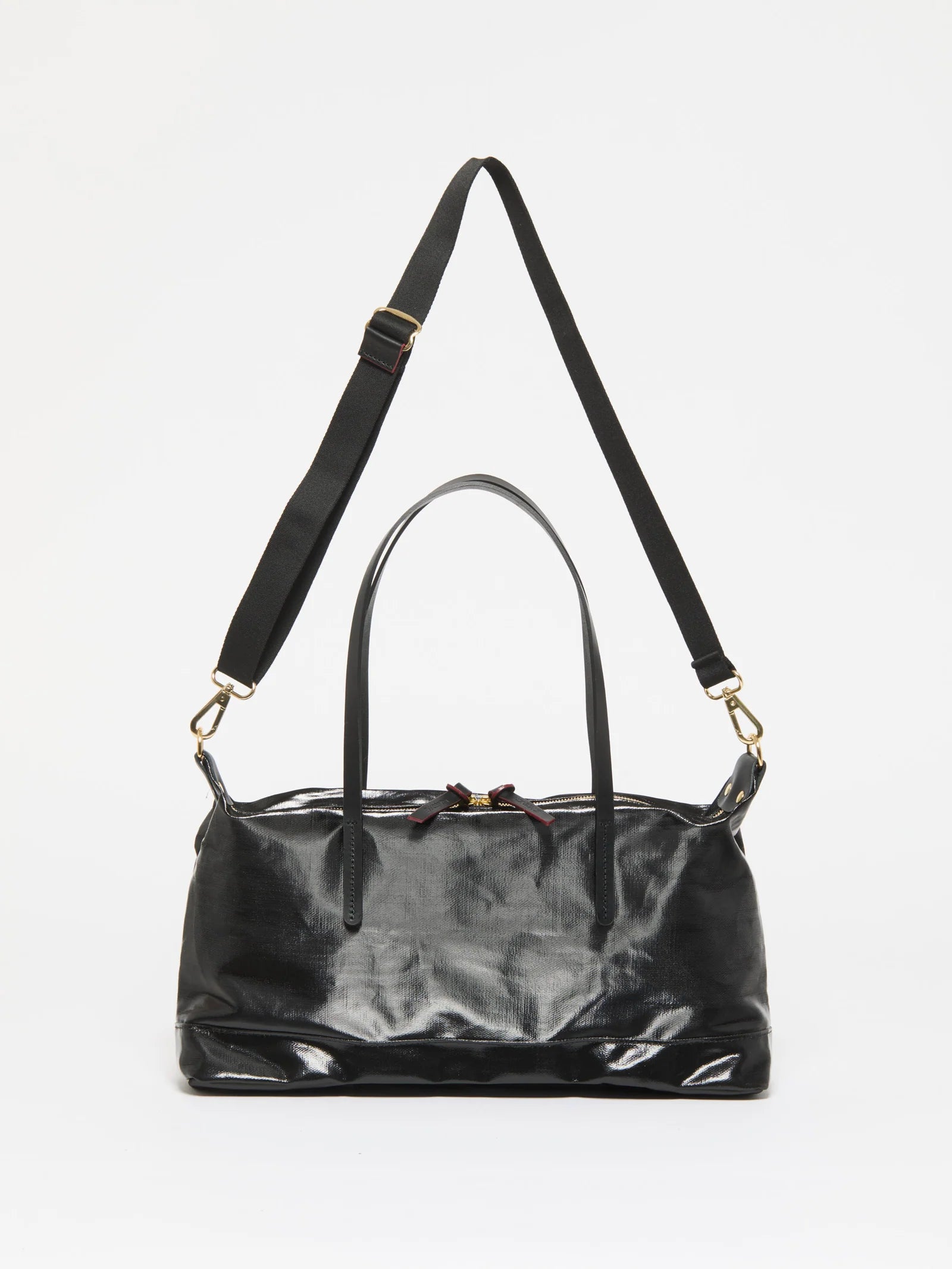 Jack Gomme ANAIS Linen Handbag in Black - Big Bag NY