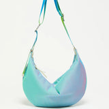 Jack Gomme Demi-Lune Luna Neon Shoulder Bag in Colibri - Big Bag NY
