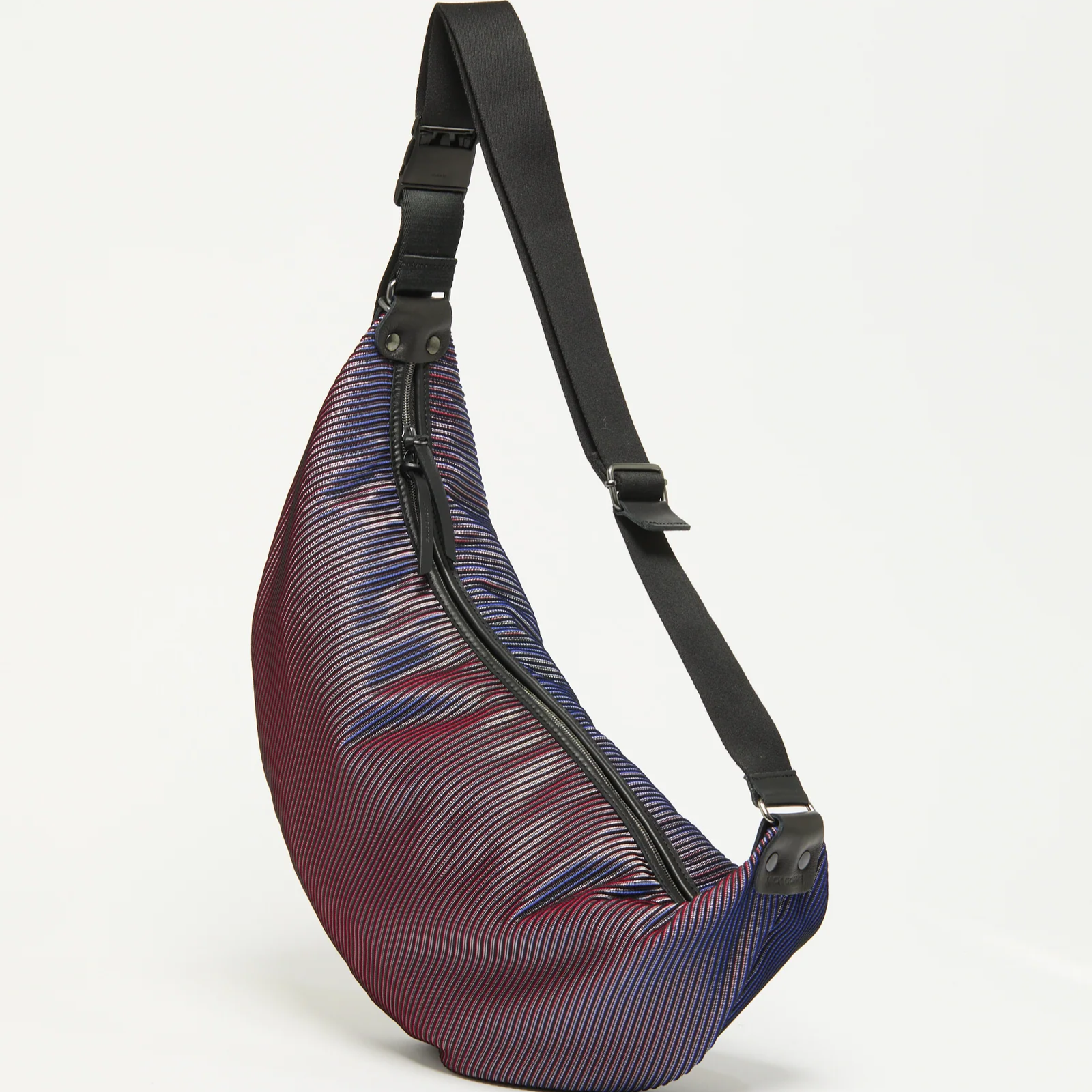 Jack Gomme Demi-Lune Luna Neon Shoulder Bag in Outremer - Big Bag NY