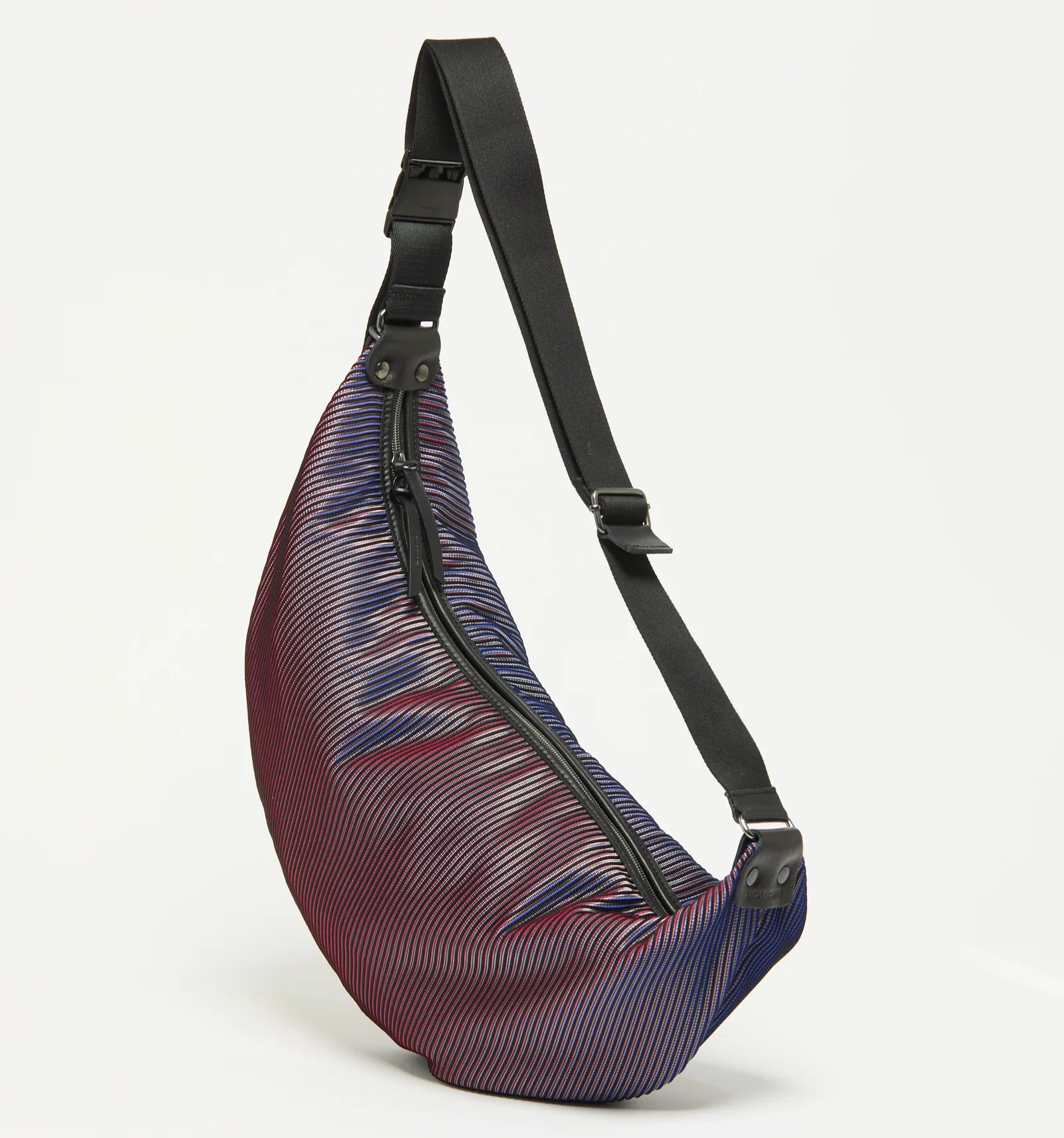 Jack Gomme Demi-Lune Luna Neon Shoulder Bag in Outremer - Big Bag NY