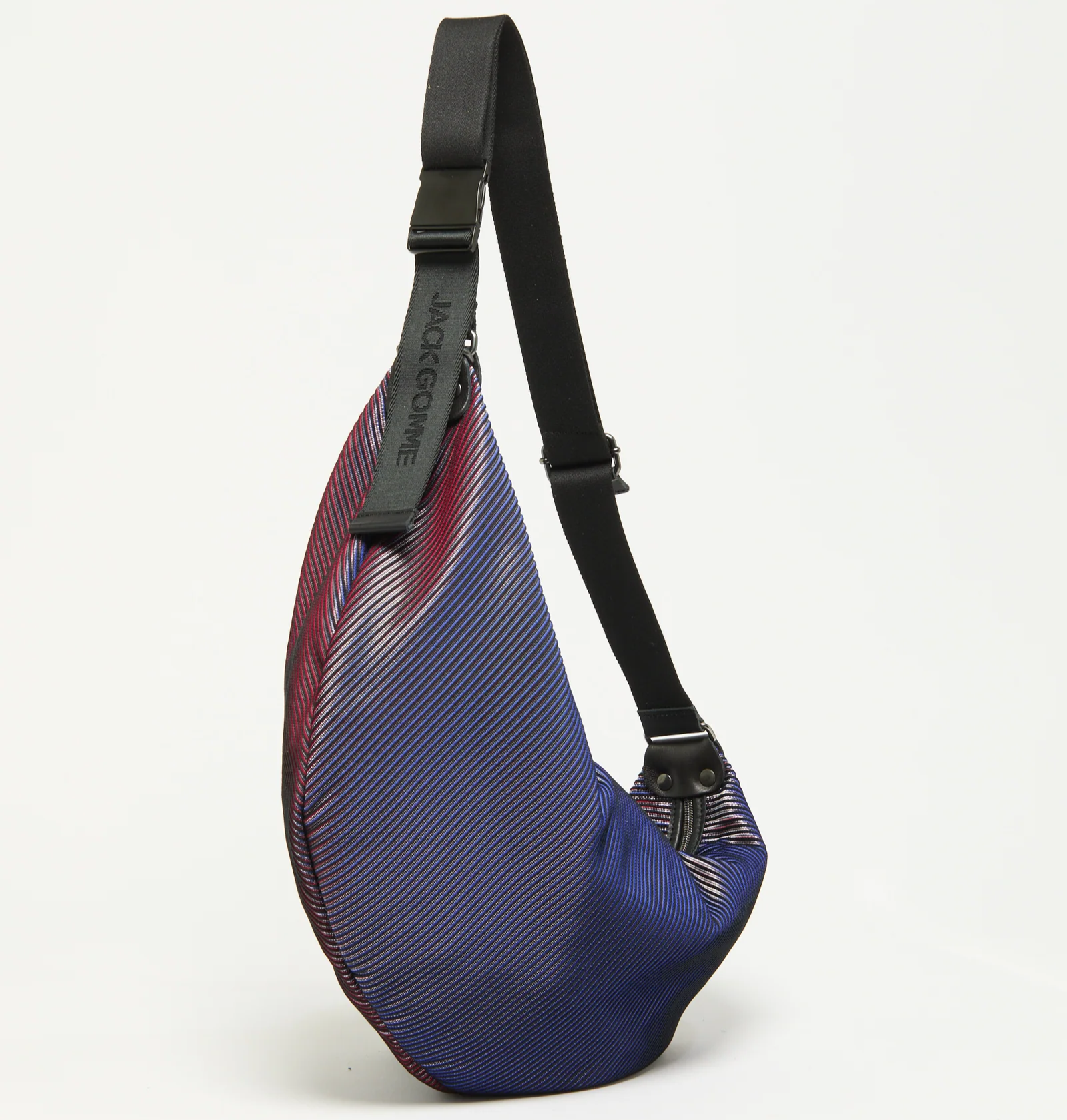 Jack Gomme Demi-Lune Luna Neon Shoulder Bag in Outremer - Big Bag NY