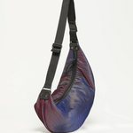Jack Gomme Demi-Lune Luna Neon Shoulder Bag in Outremer - Big Bag NY