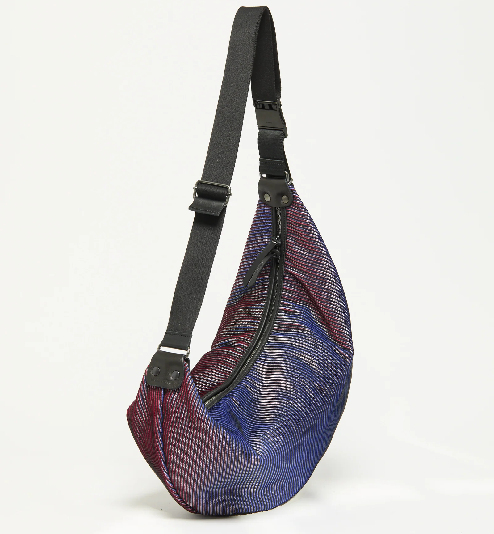 Jack Gomme Demi-Lune Luna Neon Shoulder Bag in Outremer - Big Bag NY
