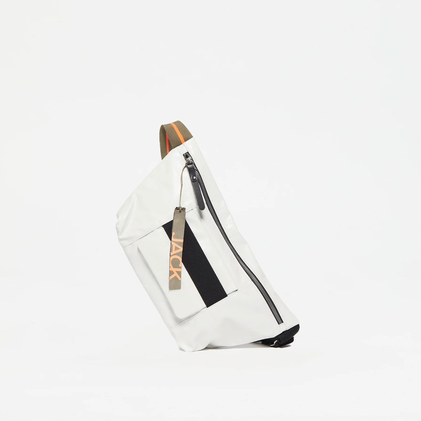 Jack Gomme ESCAPE Hugo Large Bum Bag Crossbody Sling-White-Big Bag NY