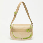 Jack Gomme GABY Linen Satchel Messenger Bag - Big Bag NY